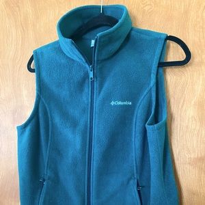Aquamarine fleece Columbia vest